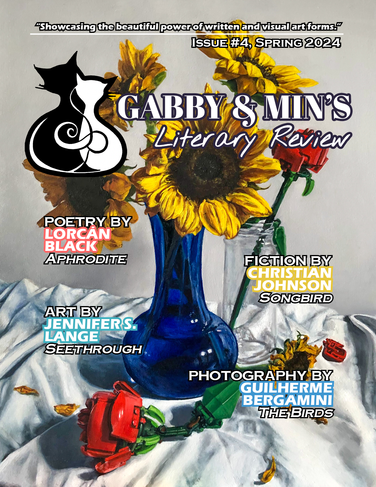 Gabby & Min's Literary Review, Issue #4 Front Cover