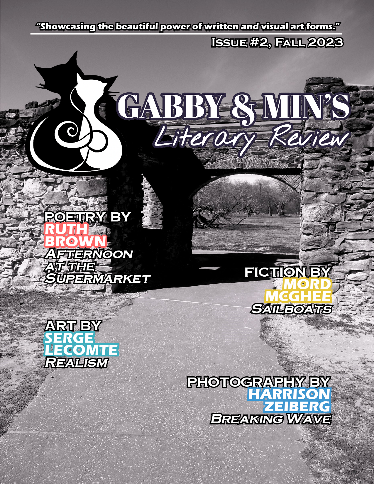 Gabby & Min's Literary Review, Issue #2 Front Cover