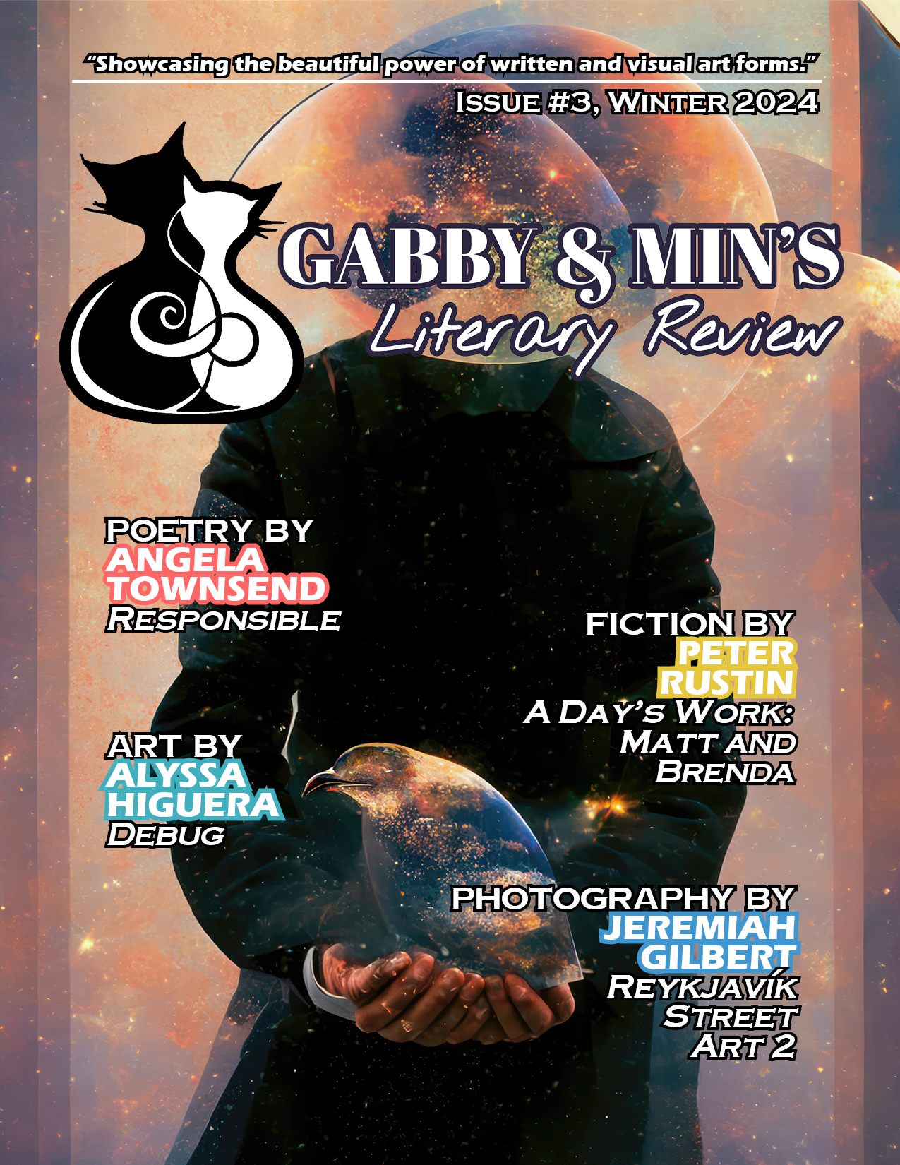 Gabby & Min's Literary Review, Issue #3 Front Cover